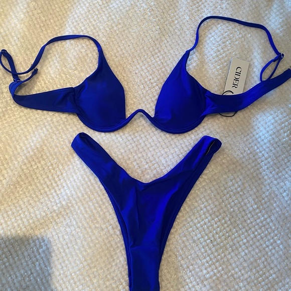 NWT Cider Blue Bathing Suit - Picture 3 of 8